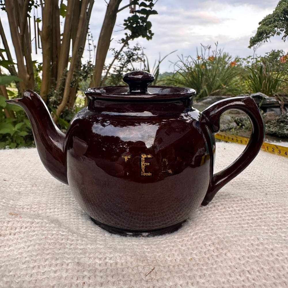 Price & Kensington Brown Betty Teapot Vintage Rockingham TEA England Cottagecore